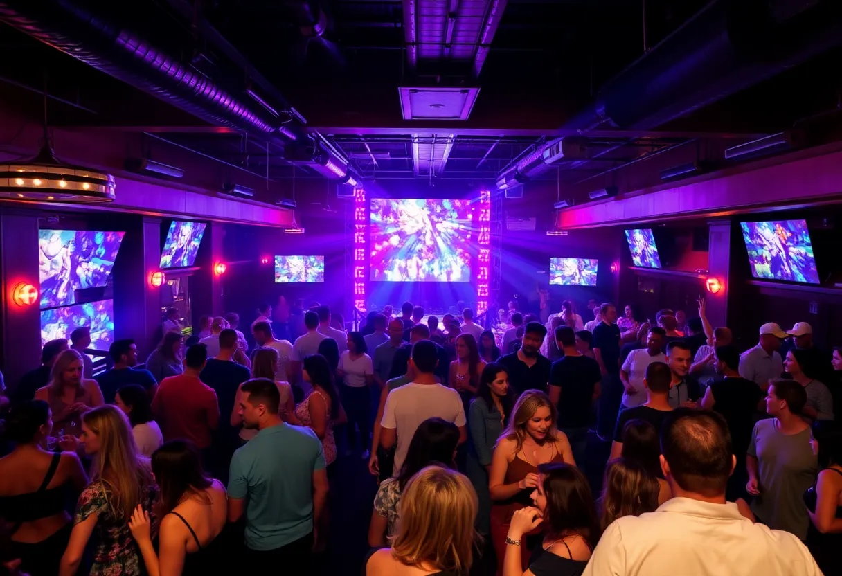 A lively interior of the Bonham Exchange nightclub in San Antonio