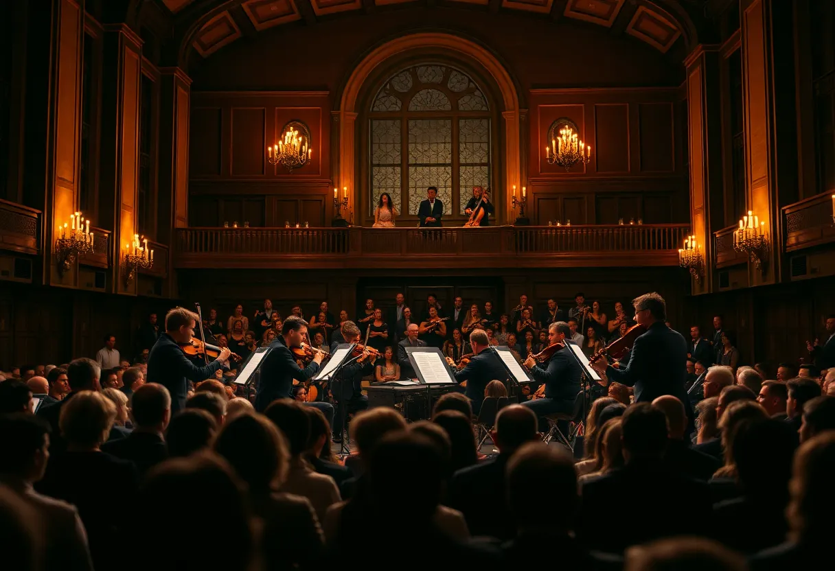 Listeso String Quartet performing at the Candlelight Tribute to Metallica concert in San Antonio.
