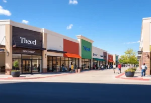 Conceptual image of Chaparral Crossing retail development in San Antonio