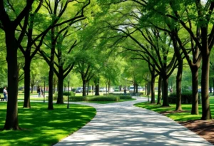 A community park in San Antonio representing safety and vigilance