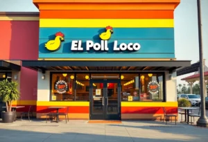 El Pollo Loco restaurant exterior showcasing expansion design.