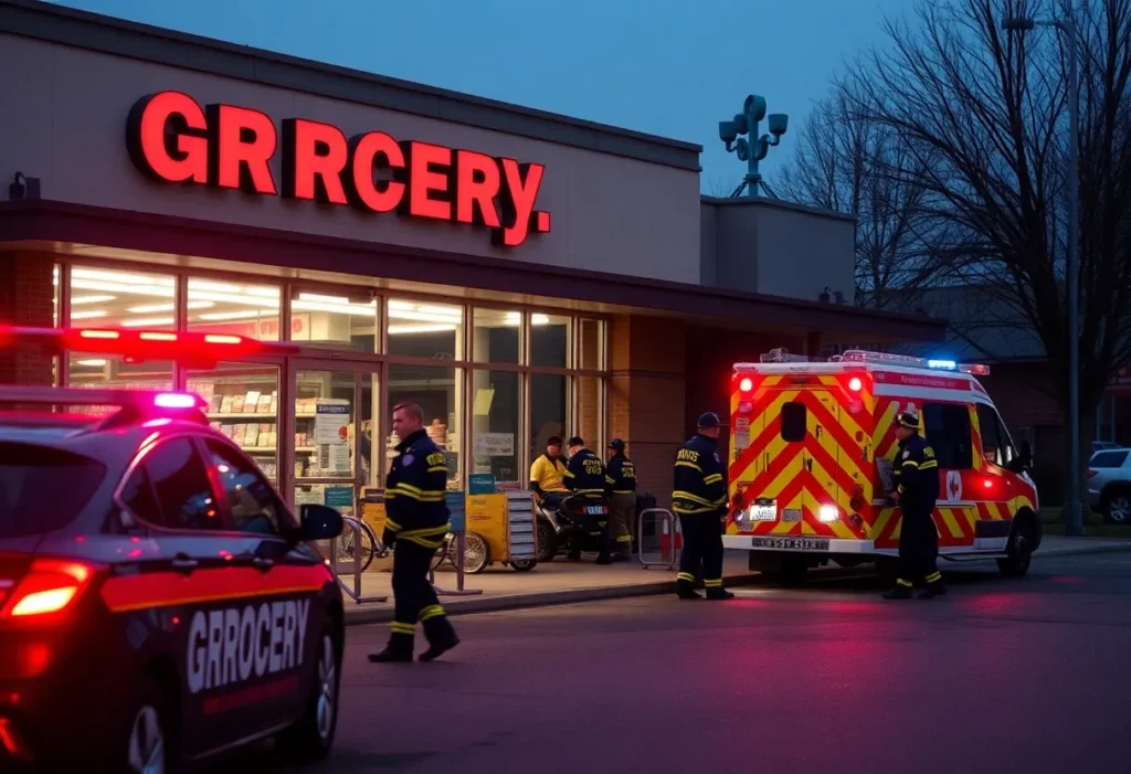 Emergency services at H-E-B Plus store in Austin