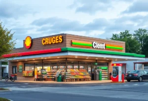 H-E-B store expansion with convenience store and fuel station