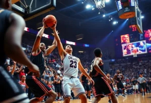 Charlotte Hornets basketball game action