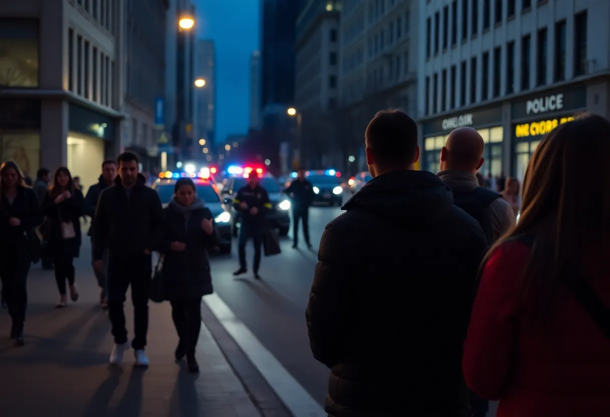 Scene depicting the aftermath of an impaired driving incident in San Antonio