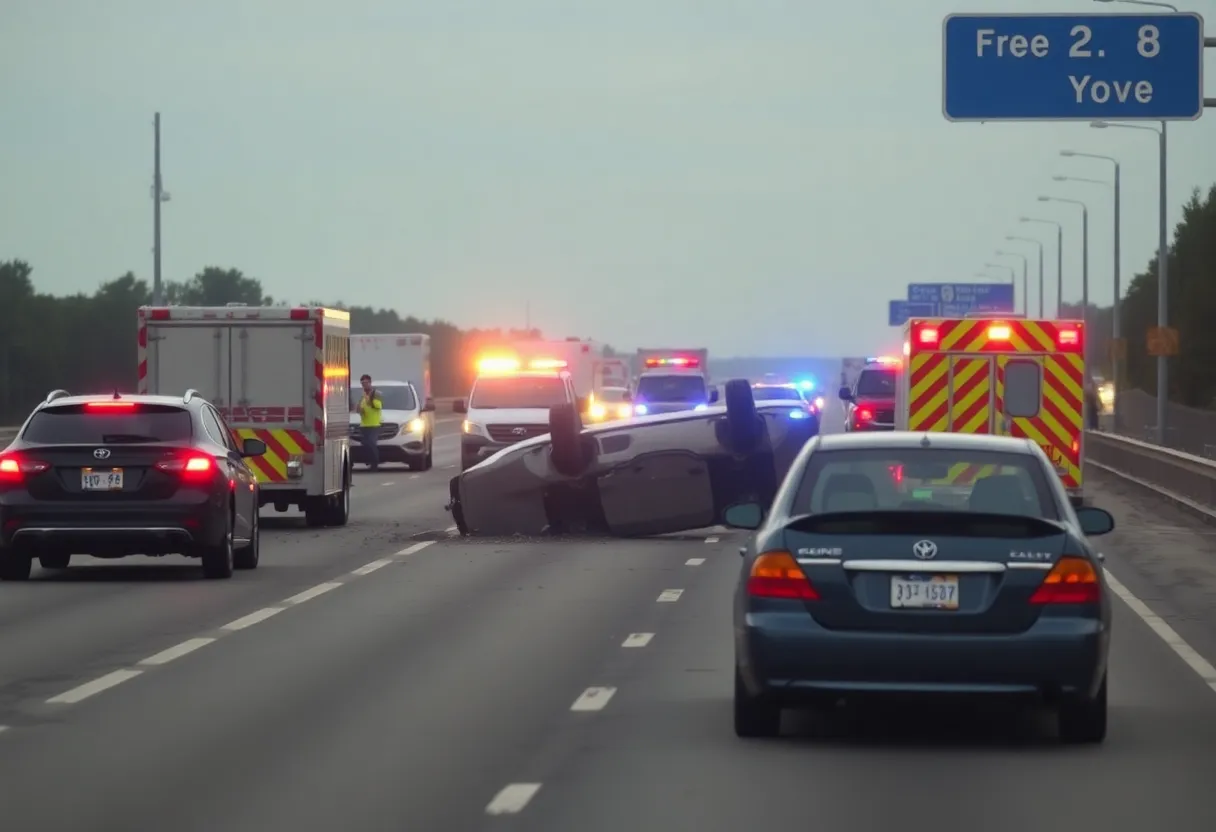 Single-vehicle crash on Loop 1604 in San Antonio