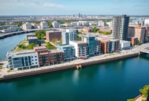 Rendering of McCombs Riverfront Mixed-Use Development in San Antonio