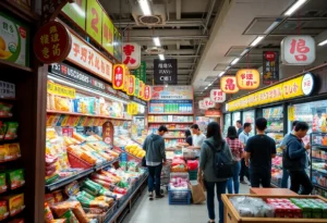 MT Supermarket showcasing Asian groceries