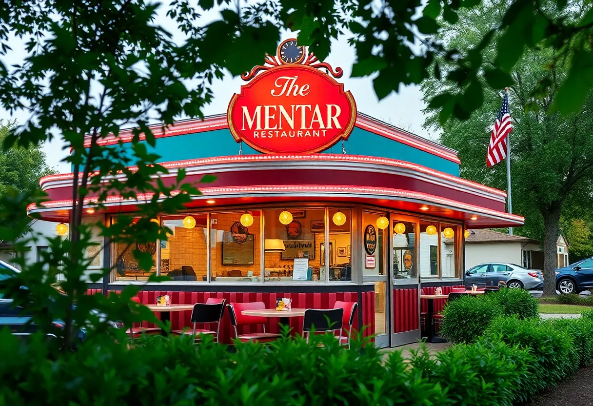 New restaurant facade in New Braunfels, Texas