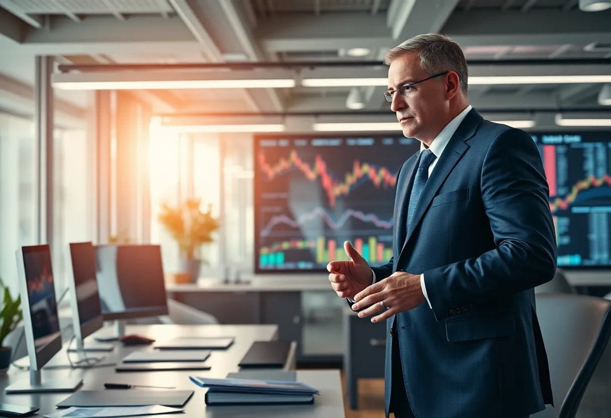 Illustration depicting Paramount's bid for Warner Bros.