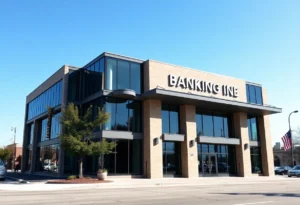 Modern banking office building in San Antonio, Texas