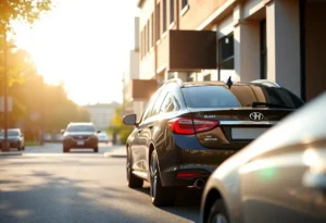 A family vehicle parked in front of a business in San Antonio