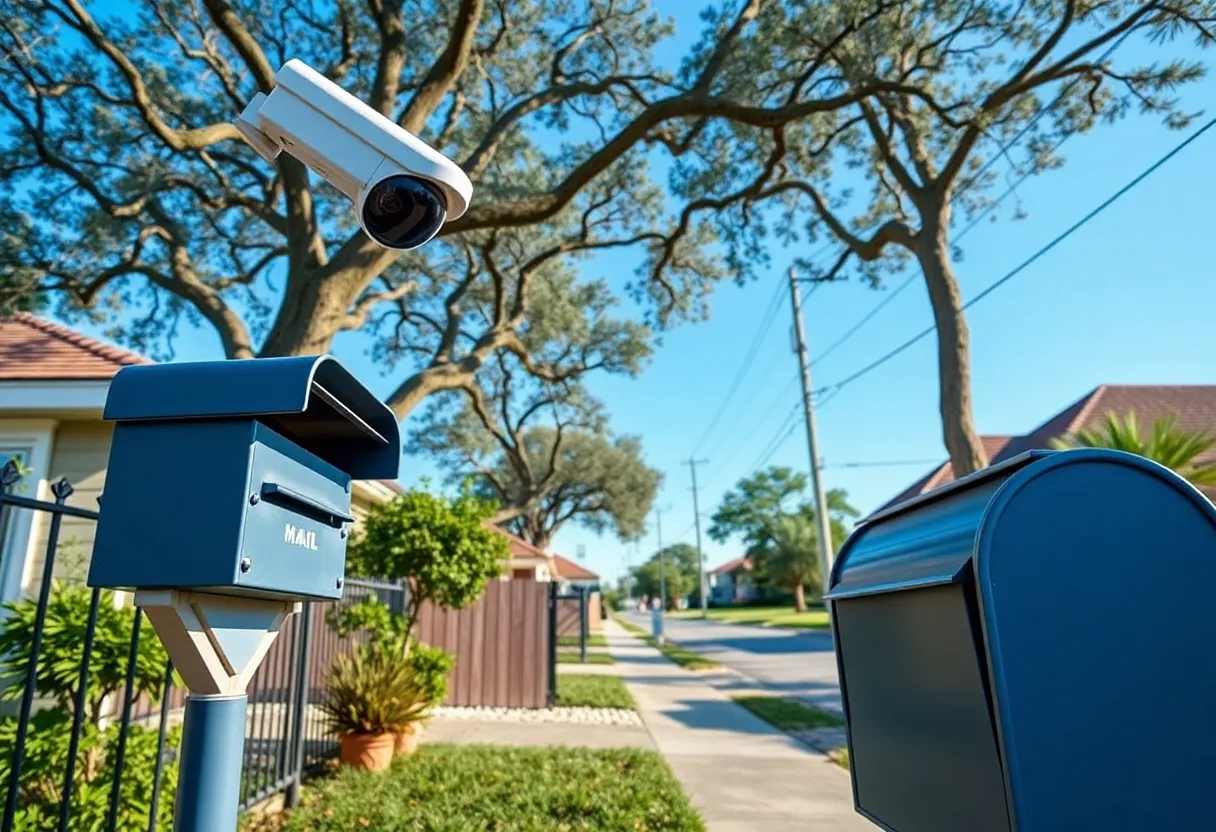 Residents of San Antonio implementing surveillance systems for mail security.