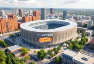 Rendering of the future San Antonio Spurs arena