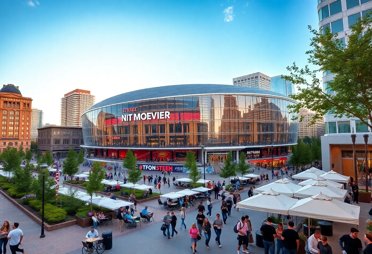 Proposed new sports arena for the San Antonio Spurs