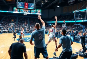 San Antonio Spurs vs Oklahoma City Thunder game action