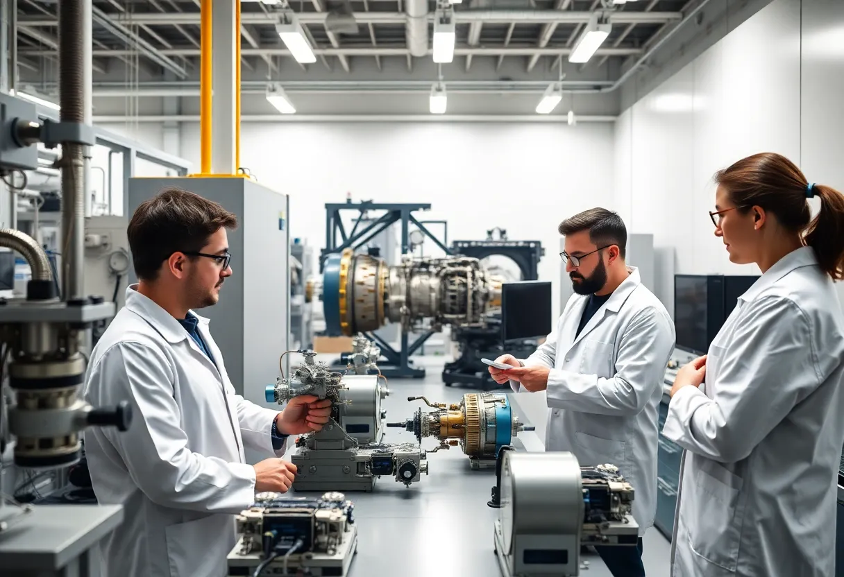 Researchers at Southwest Research Institute during a collaborative project.
